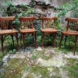 Series of four bistro chairs