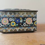 Vintage painted metal box