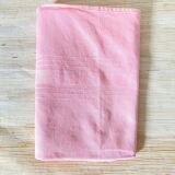 Nappe en coton vintage rose 140 X 130