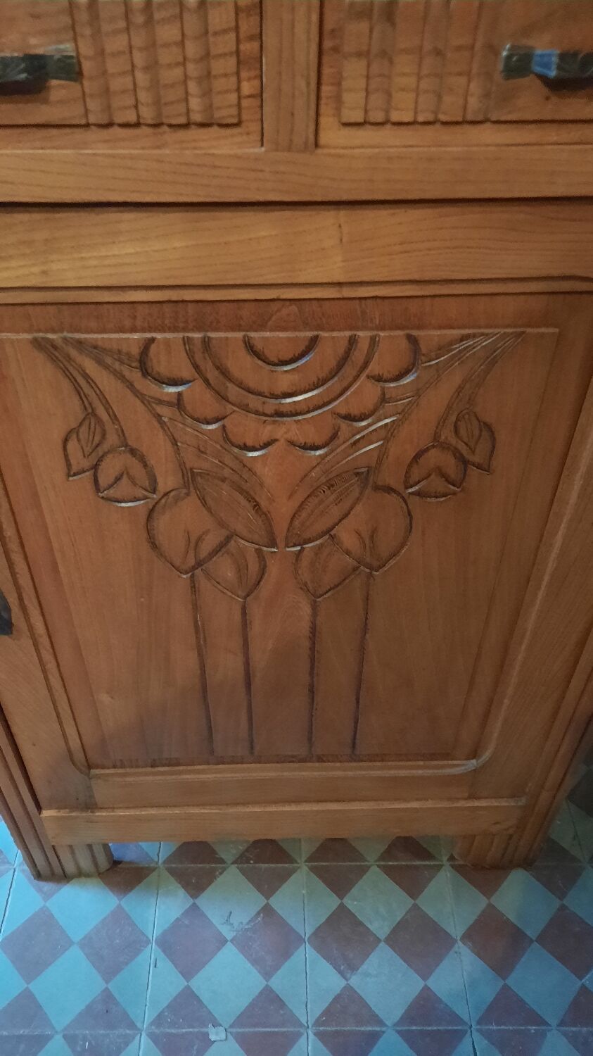 Low art deco style sideboard