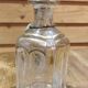 Old carafe kirsch crystal Baccarat and mother-of-pearl