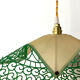 Lampe suspension vintage verte - upcycling