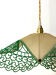 Lampe suspension vintage verte - upcycling