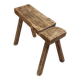 Banc de scie vintage banc rustique rural