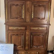 buffet with 2 bodies in solid oak