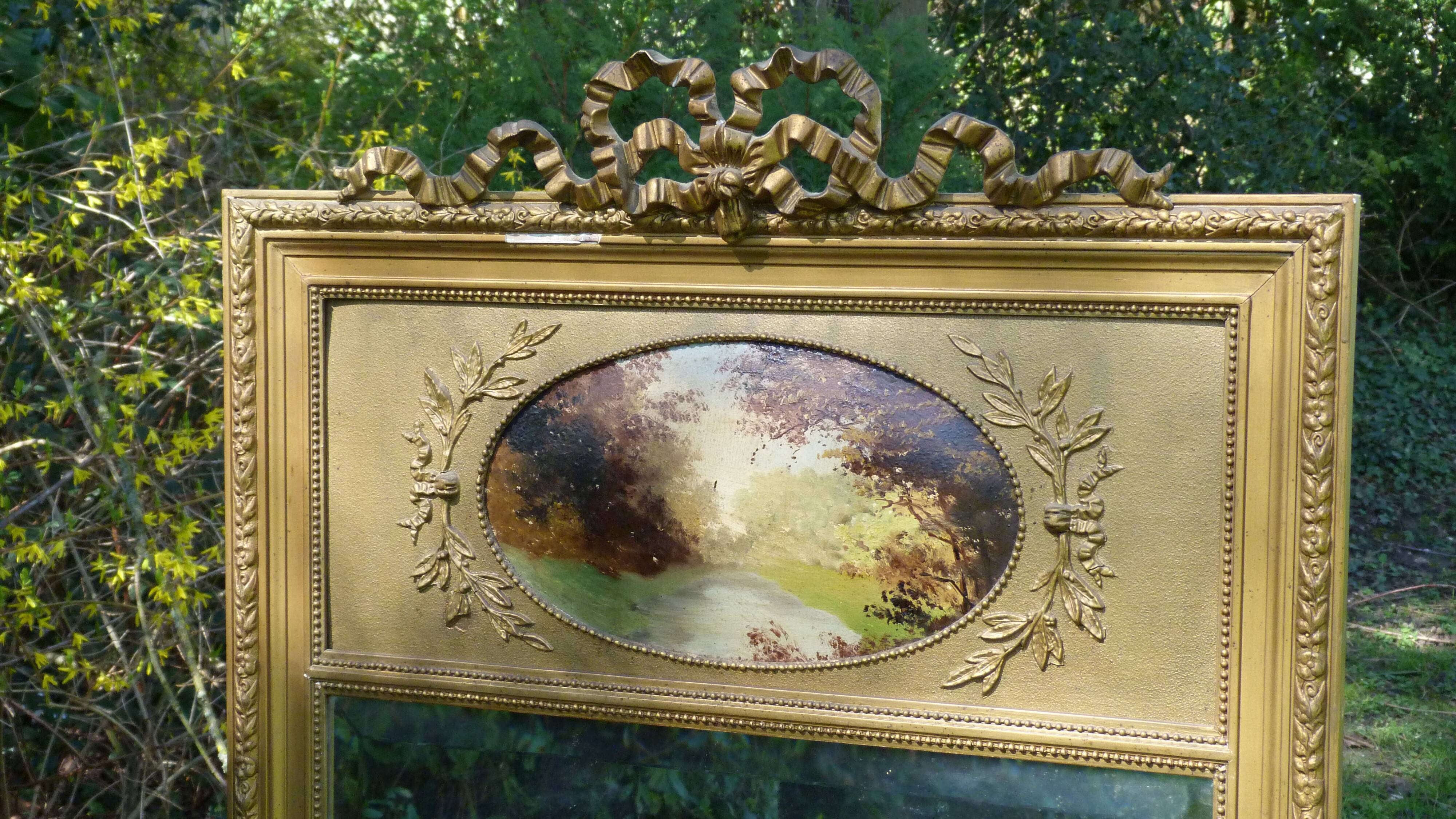 Former trumeau mirror 149x73cm