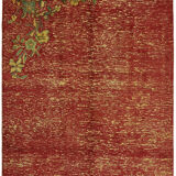 Red wool carpet 1980, 234 cm x 330 cm