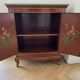 Red and gold lacquered Chinese-style low buffet set