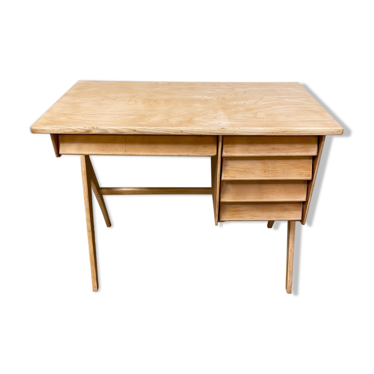 Desk of the 50s with 5 drawers