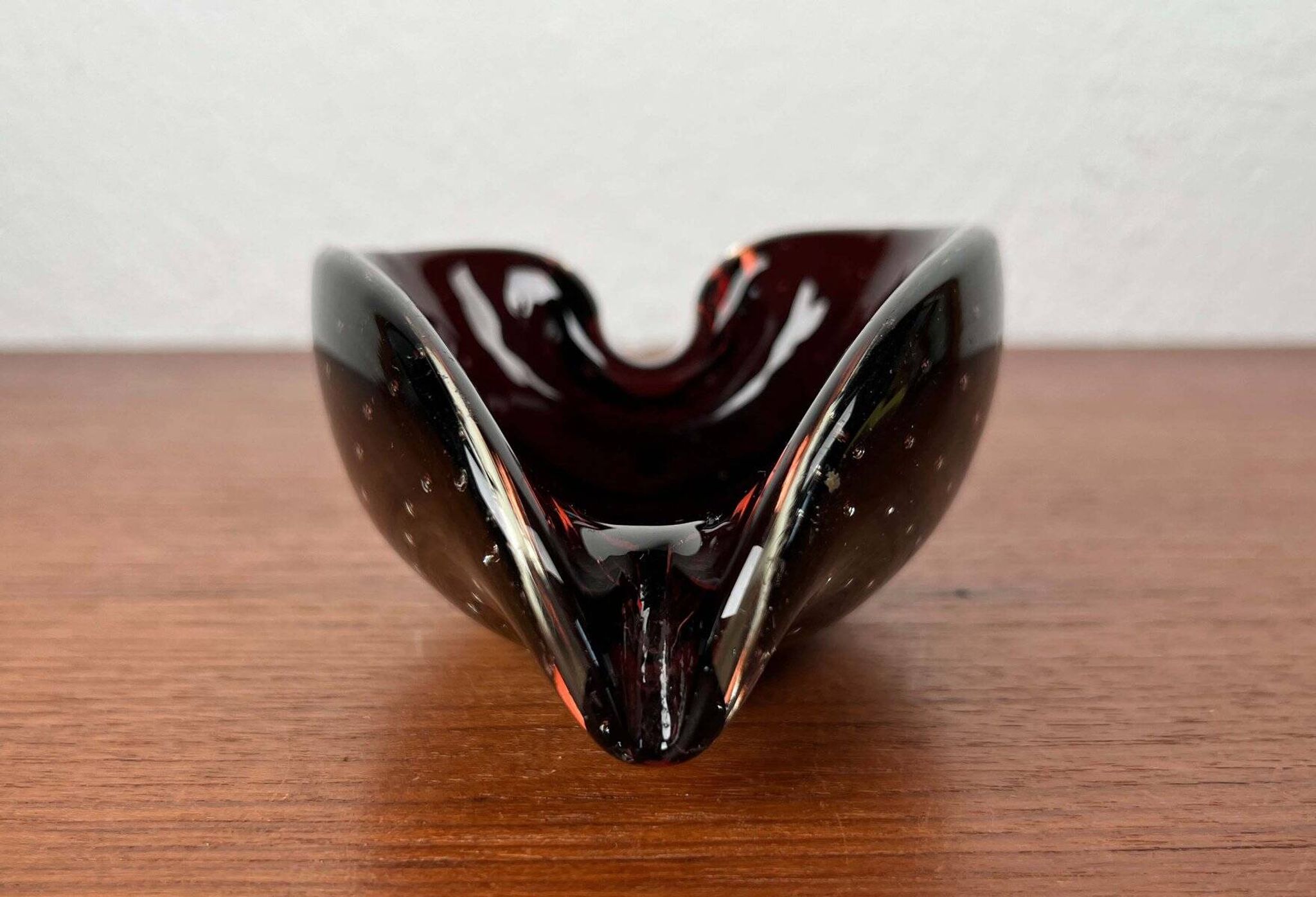 Vintage Italian Bullicante Ashtray in Murano Glass, 1970s