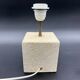 Square lamp foot in natural Gard stone