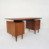 Bureau en teck du milieu du siècle, Pays-Bas des années 1960