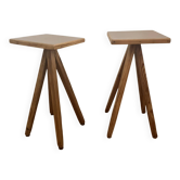 2 vintage Formica stools
