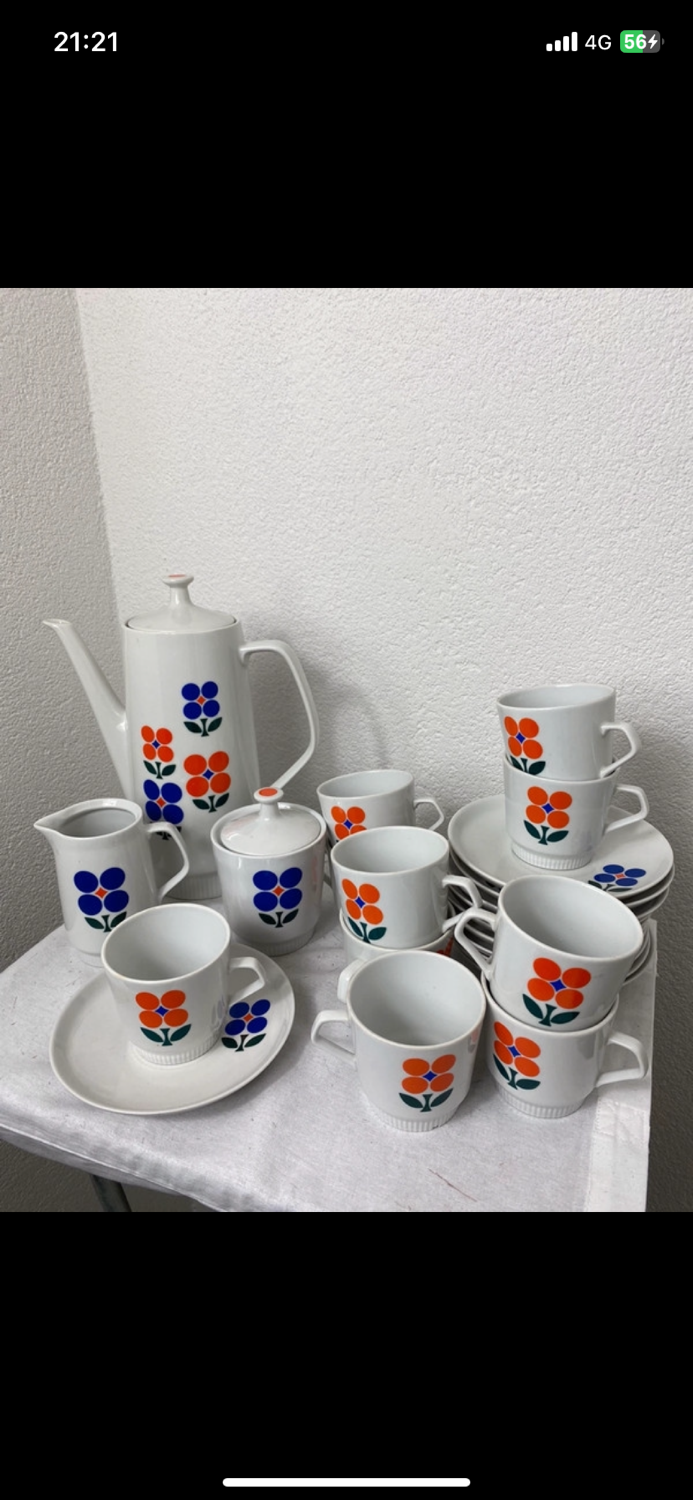 German Colditz coffee service