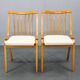 Set of four mid-century dining chairs restored by Jitona