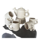 Ove Pollas Ceramic Tea Set — Pollas Design, Denmark, 1970s