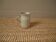 Vintage stoneware pitcher vase with handle Scandinavian country decoration handcrafted ceramic