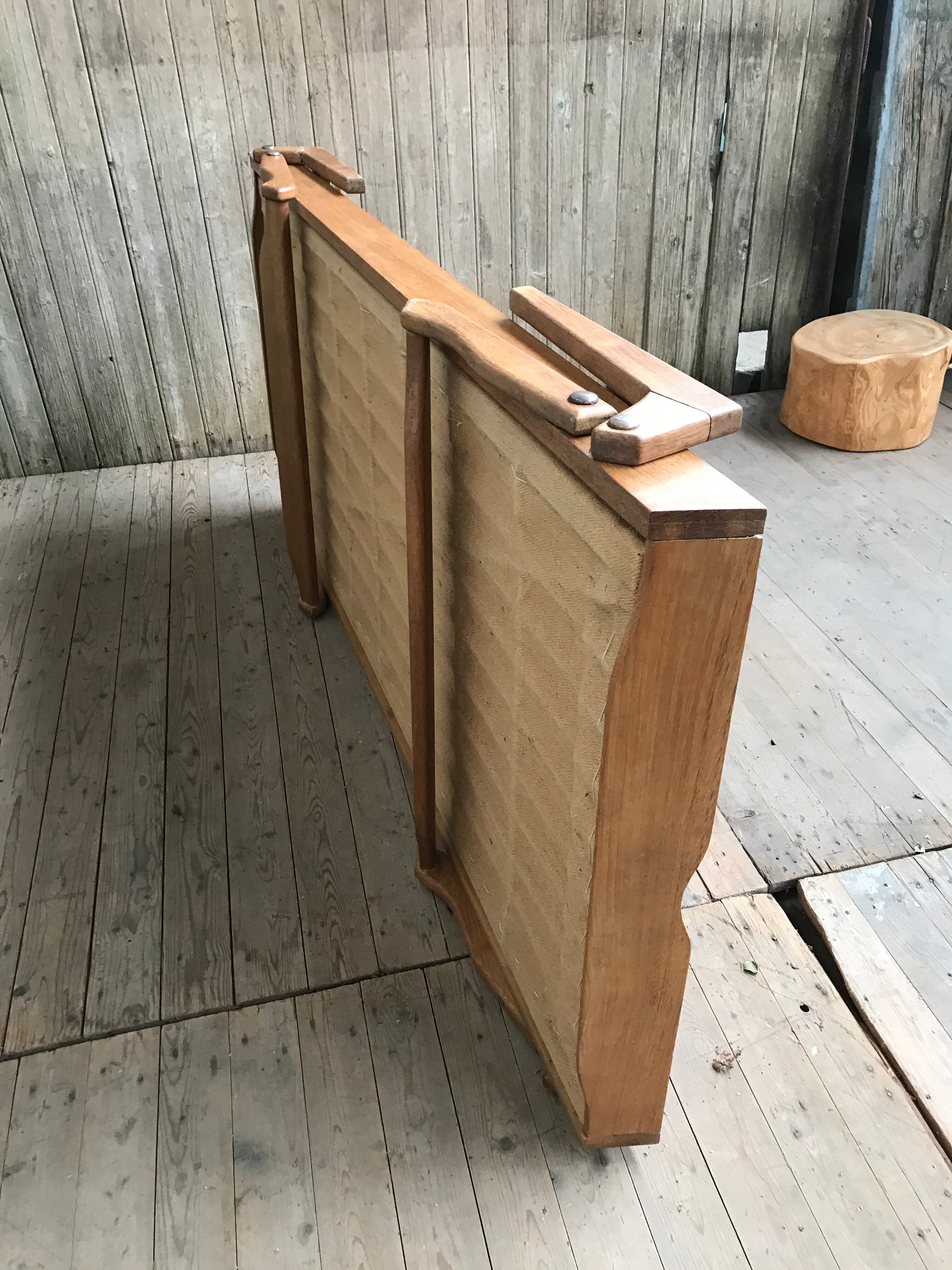 Bed folding a person