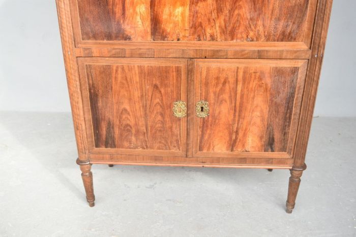 18th-century mahogany door secretary