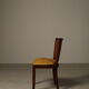 Ensemble de six chaises de salle à manger Art Déco, vers 1930.