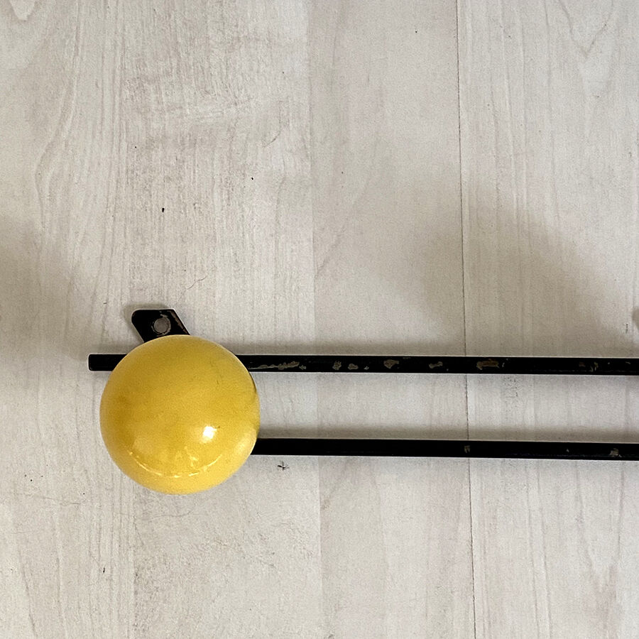 Vintage wall coat rack 60's