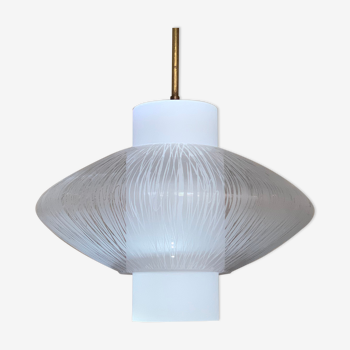 Suspension vintage double opaline