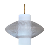 Vintage double opaline pendant lamp