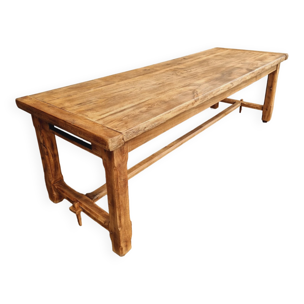 Table ancienne table à manger XXL table de campagne chêne 86 x 250 cm ...