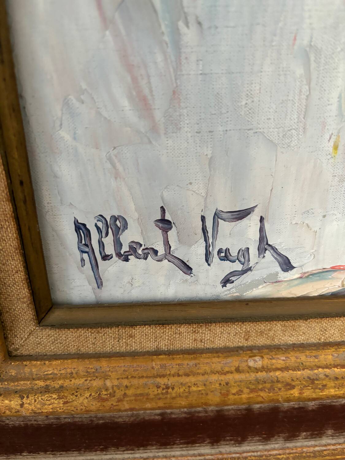 Signed bouquet of flowers