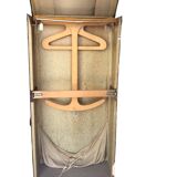 Antique vertical cabin trunk – 109 cm – parchment interior