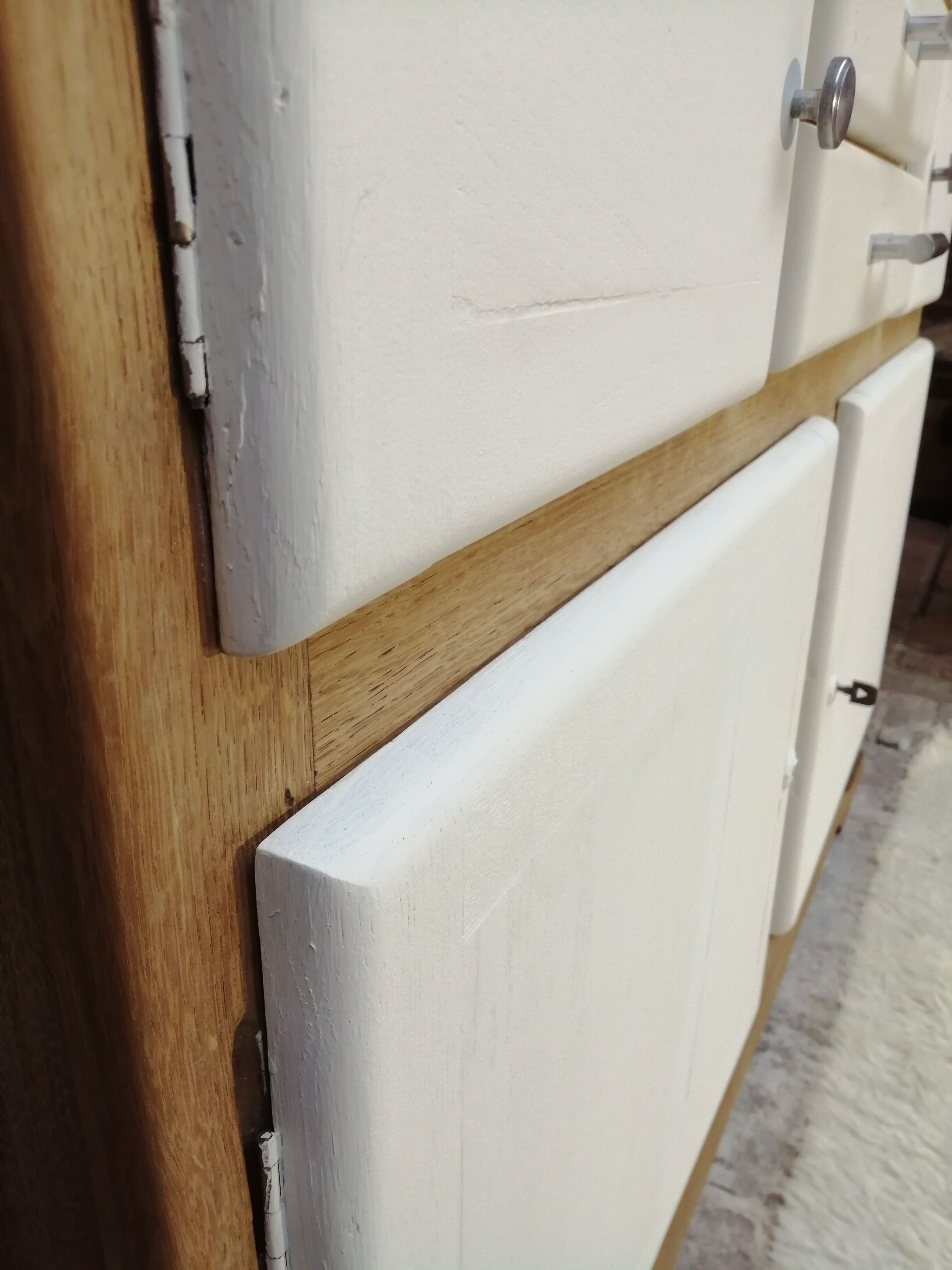 Buffet mado brushed oak and vintage cream