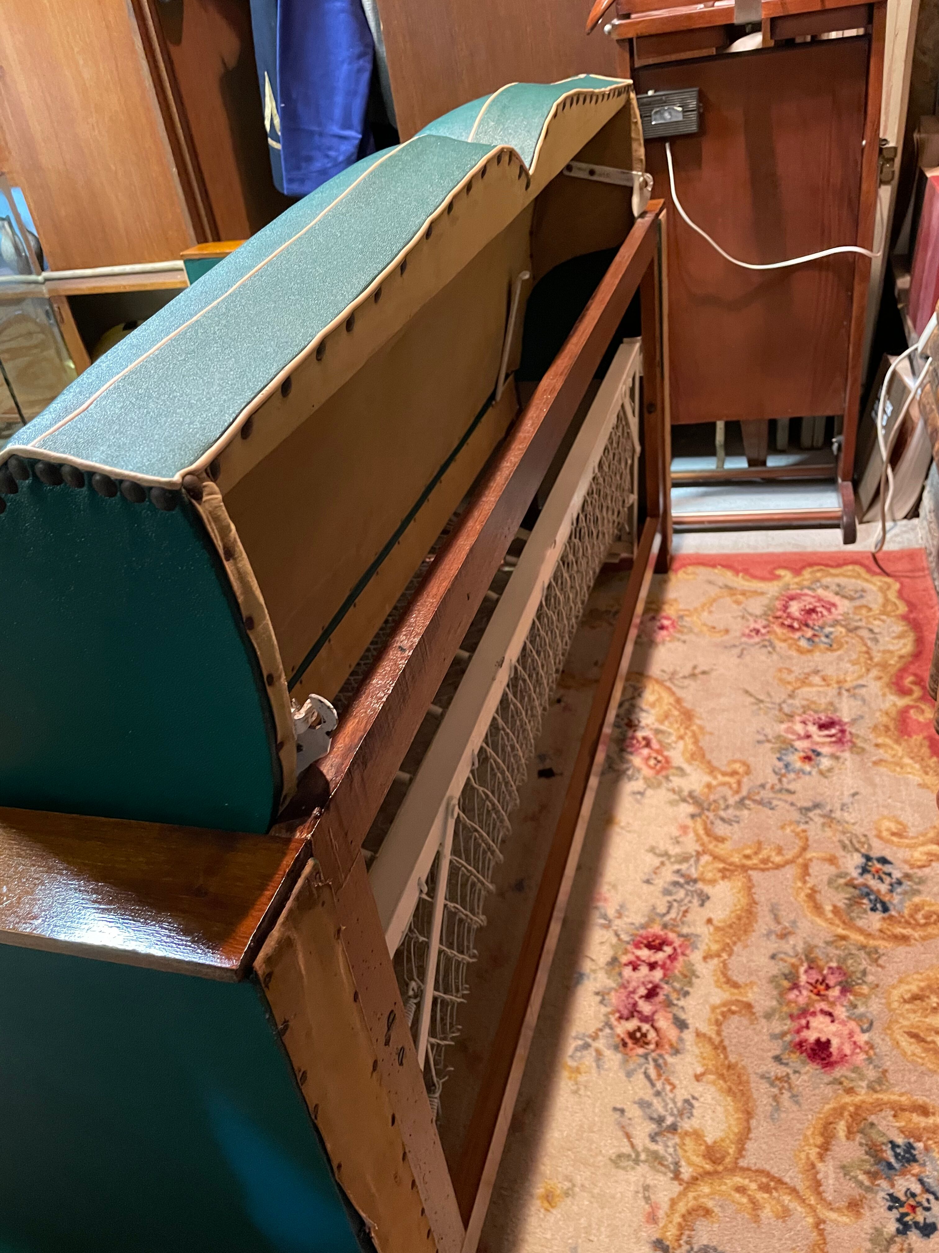 Vintage mustache club sofa year 50