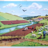 Rossignol educational poster - La Maison de Jean / Le Printemps