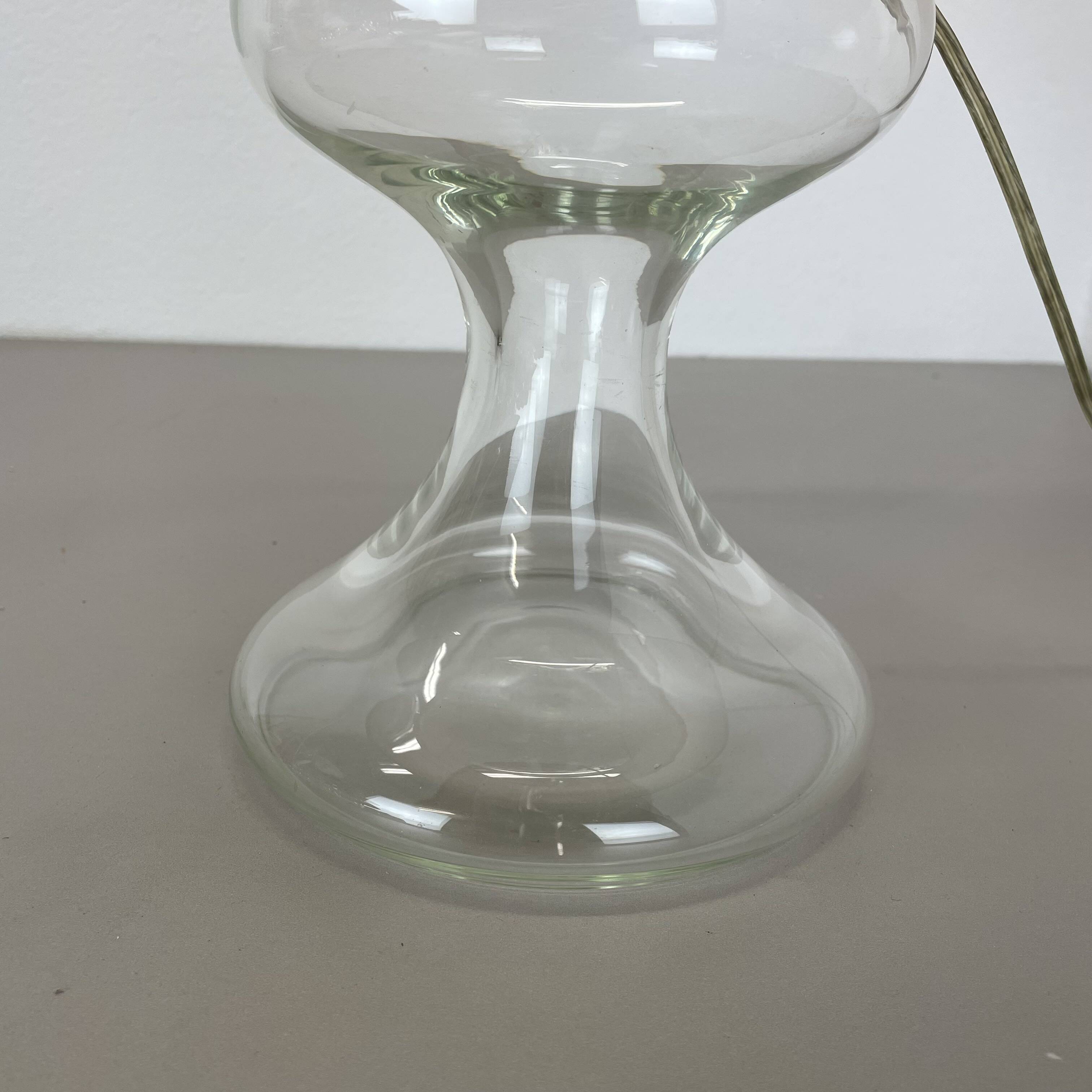 Modern Design M Lucid Glass Table Lamp Base ML 1 by Ingo Maurer, Germany, 1960s