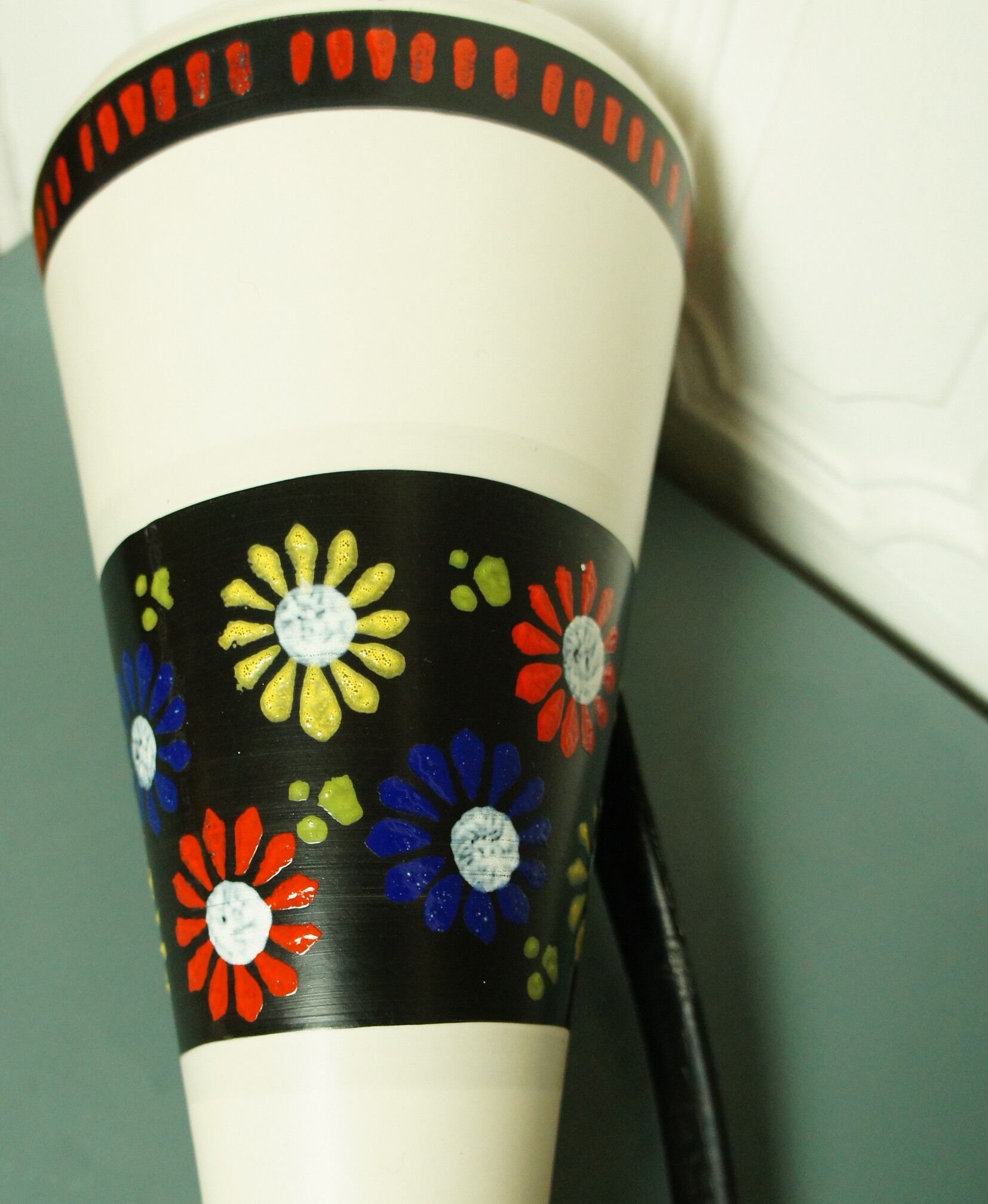 Modernist diabolo vase Germany, circa 1950