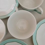 Set of 3 coffee cups M L Porcelain