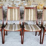 Set of 4 vintage teak chairs by R. Huber & Co., circa 60's