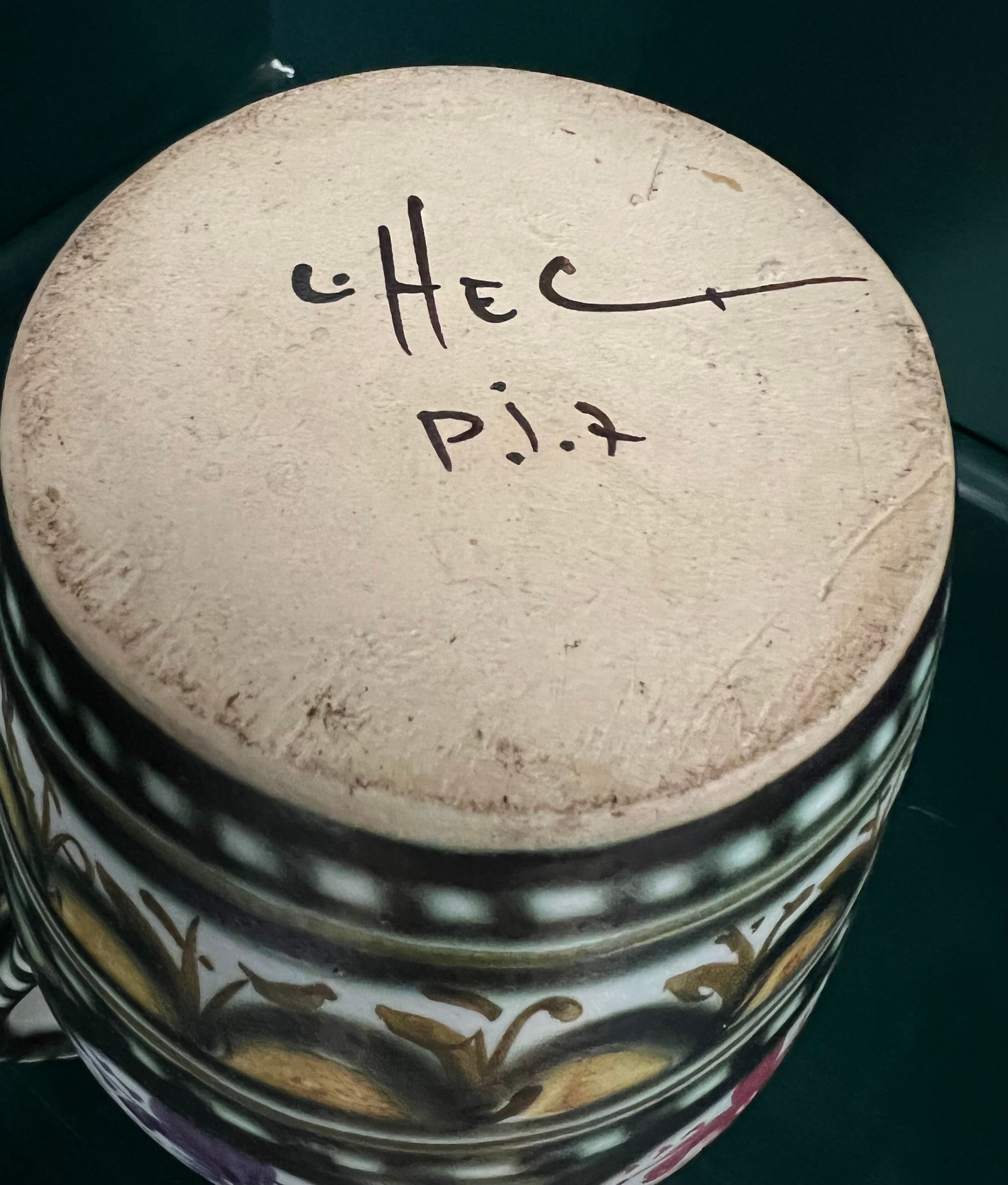 Keraluc pitcher vase signed André L'Helguen