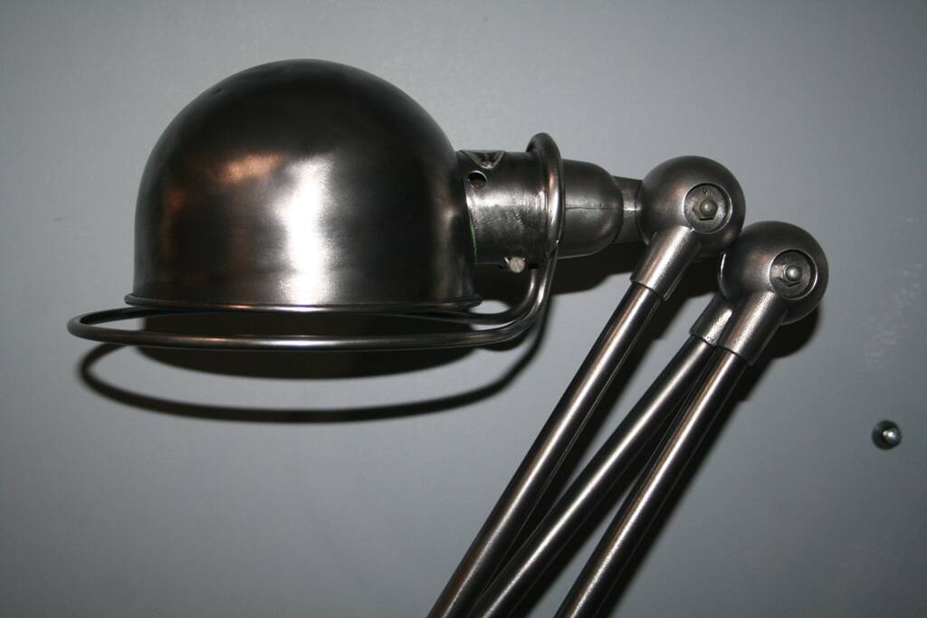 Jieldé floor lamp 3 arms 40cm graphite industrial Jean Louis Domecq vintage