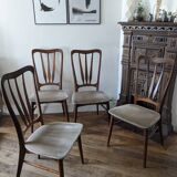 Set of 4 Scandinavian Nils Koefoed chairs