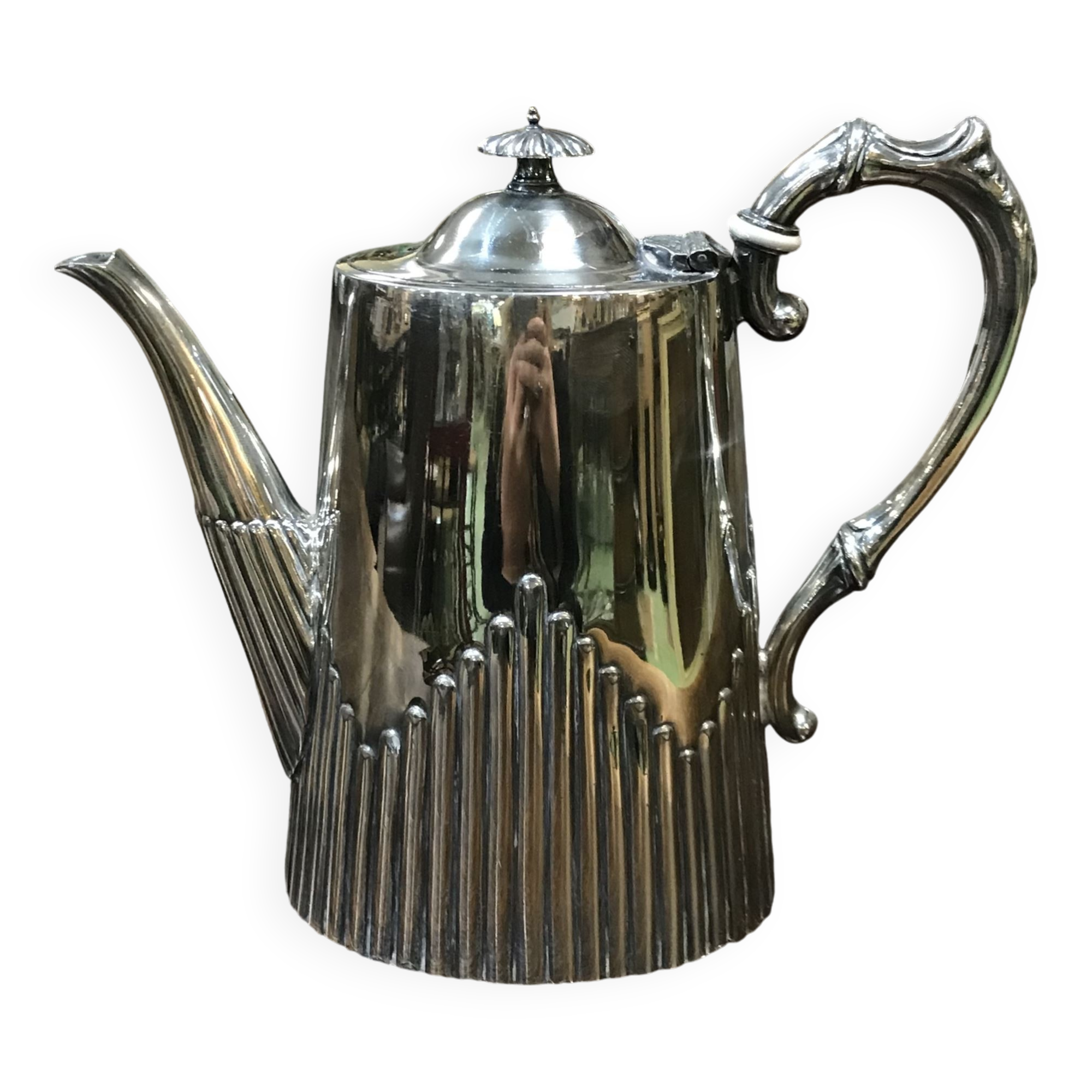 English silver-plated jug