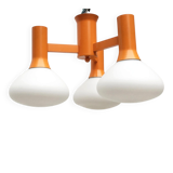 Orange Vintage Space Age Pendant Lamp