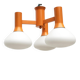 Suspension orange vintage