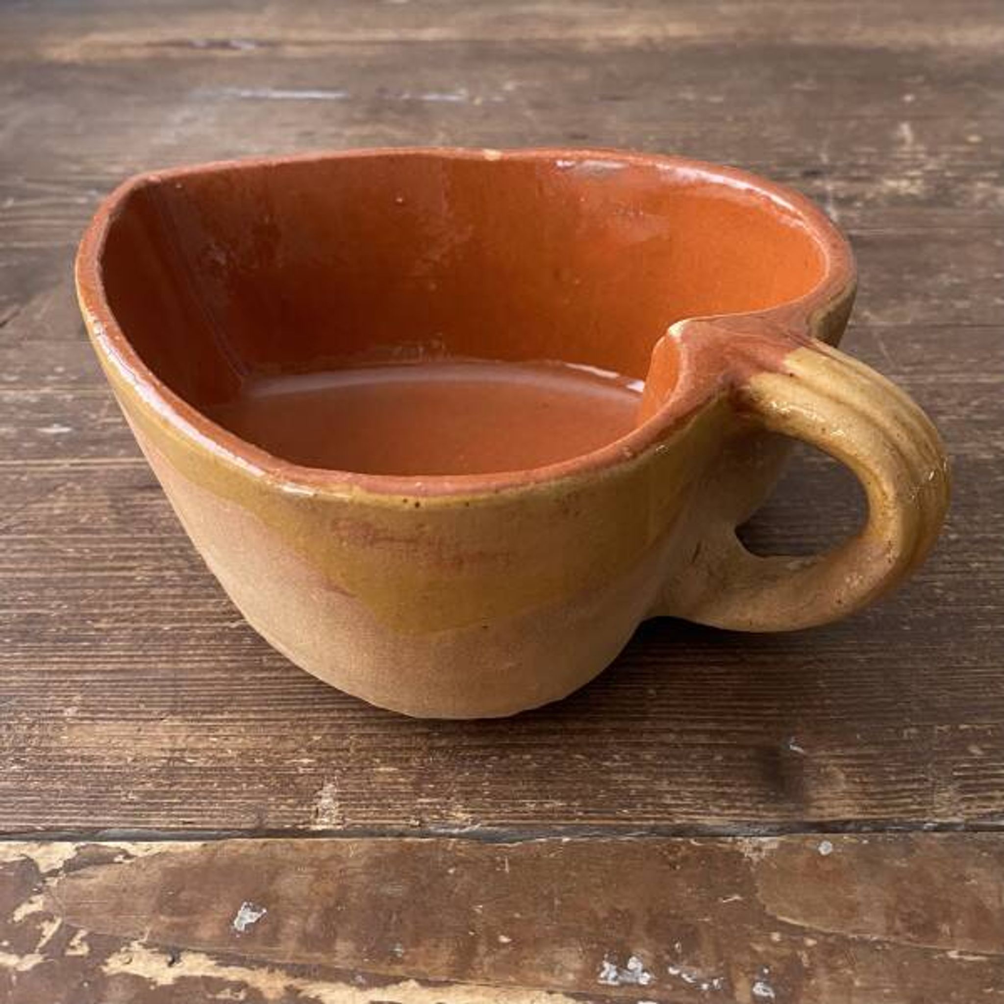 Terracotta mould, heart