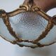 Bronze-gilded ceiling light and glass – Louis XV style