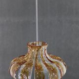 1970s Large Murano Glass Chandelier Mazzega, Italy