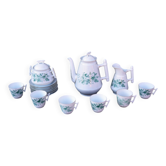 Service à thé délicat en porcelaine fine pour 6 personnes C.Tielsch & Co.1875 - 191
