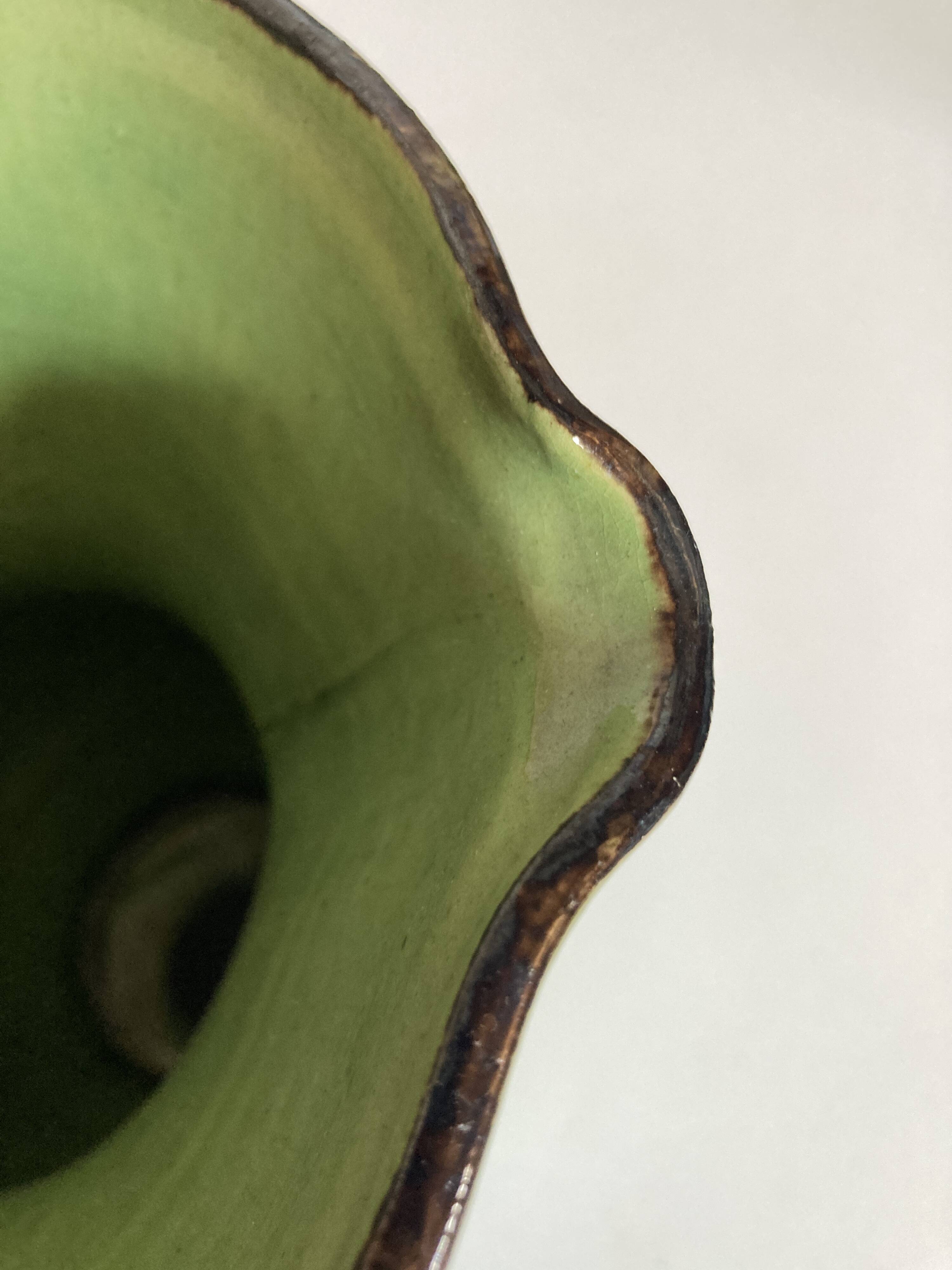 XL vase in glazed earthenware by Etienne Noel, Dieulefit 1950