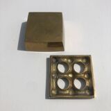 Original Scandinavian Ultima 7 ashtray in holger Bäckström and Bo Ljungberg brass