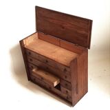 Small piece of professional furniture (watchmaker) 1930s Width 49.5 cm Height 41.5 cm